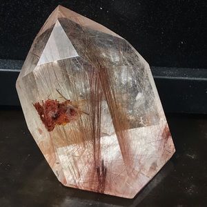 Red Rutile Crystal Point